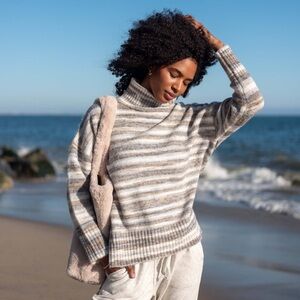 Mersea Women’s Good Vibrations Turtleneck Sweater